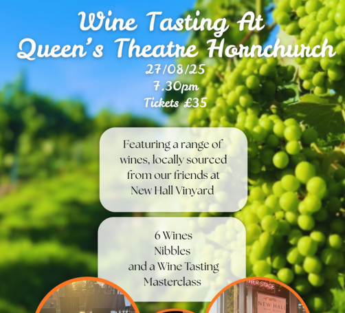 Wine Tasting at Queen’s Theatre Hornchurch