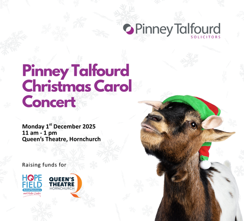 Pinney Talfourd’s – Christmas at Queen’s Charity Carol Concert