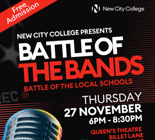New City College Battle of The Bands – Battle against local schools